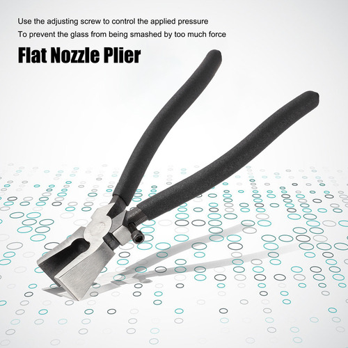 Alicates Romper Vidrios Diseño Ergonómico Ajustable Tornillo