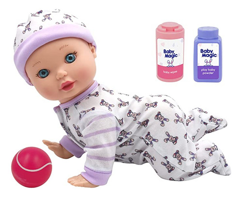 Little Darling 10 PuLG Crawling Babymuñeca De 10 PuLG Con