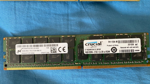 Kit Memoria Hp G10 Dell Servidor 128gb 8x16gb Ct16g4rfd4213