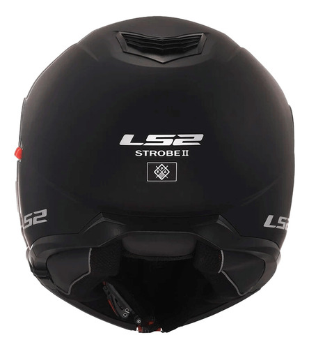 Casco Abatible Ls2 Ff908 Strobe Ii Solid Negro Matte Talla M