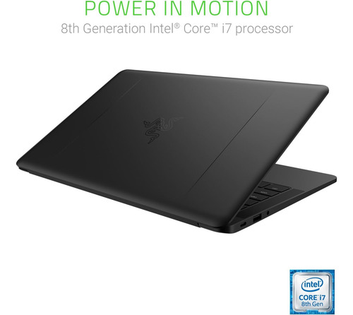 Laptop Razer Blade Tactil, Core I7-8th, 16gb Ram, 512gb M2. Negro (Reacondicionado)