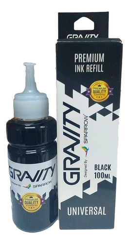Tinta Gravity Negro Universal (100 Ml)