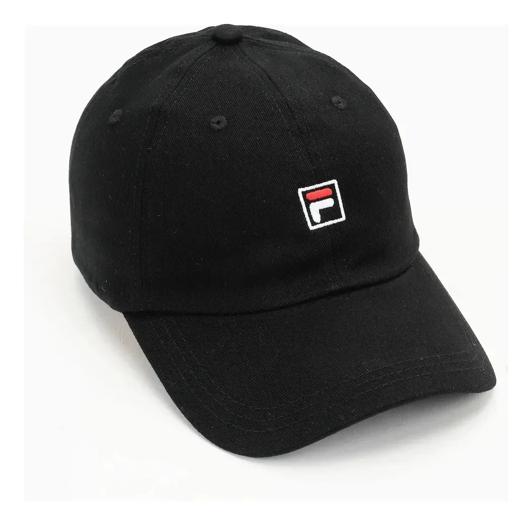 Boné Adulto Fila Style F-box Aba Curva Preto Único