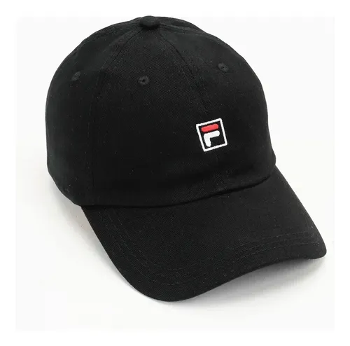 Bone Adulto Fila Style F Box Aba Curva Preto Unico
