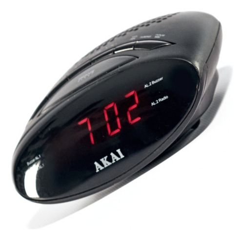 Radio Reloj Despertador Display Led Am/fm C/ Memoria 