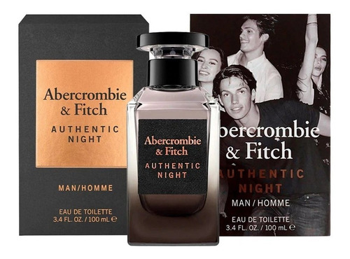 Perfume Authentic Night Man Abercrombie & Fitch 100ml Edt Volumen De La Unidad 100 Ml