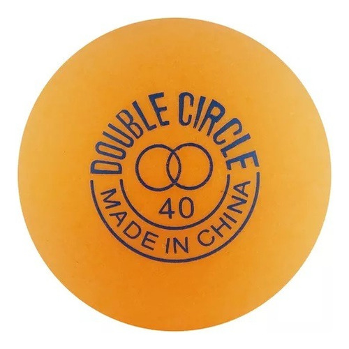 Pack De Pelotas De Pin Pong Doble Circulo Naranja 10pcs