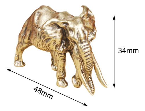 Miniestatua De Elefante Decorativa Feng Shui Para Decoración