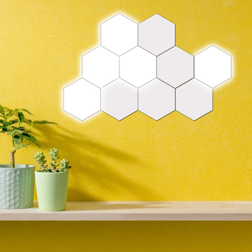 Casa Decorativa Innovadora Con Forma Hexagonal Para Pared, B