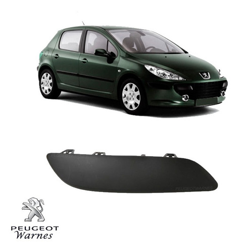 Moldura Derecha Paragolpe Delantero Peugeot 307 06-11