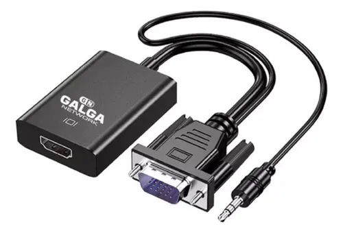 Adaptador de VGA a HDMI con Audio USB en Venta