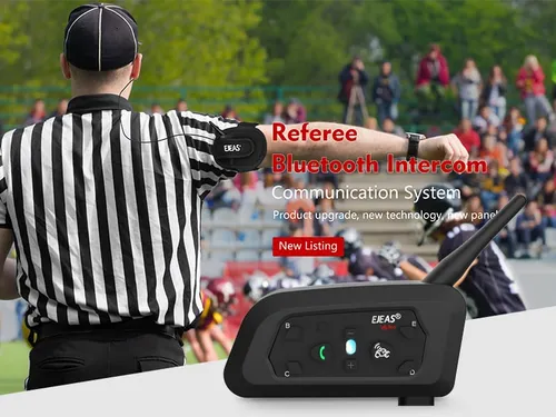 Intercomunicador Ejeas V6 Pro Bluetooth Arbitro Referi