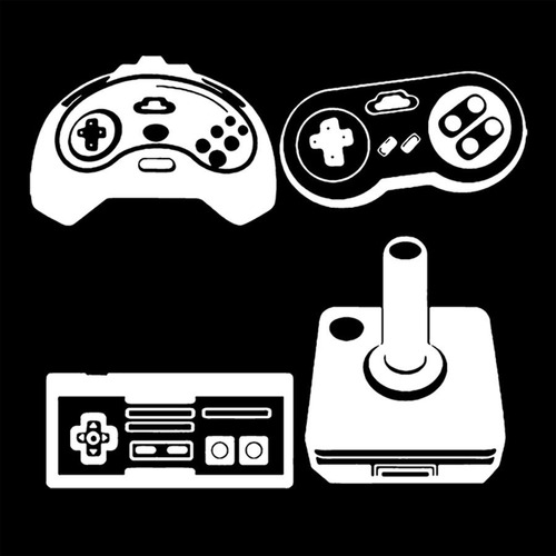 Adesivo De Parede 28x28cm - Controle - Video Game Games