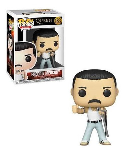 Funko Pop Freddie Mercury #186 (Usado)