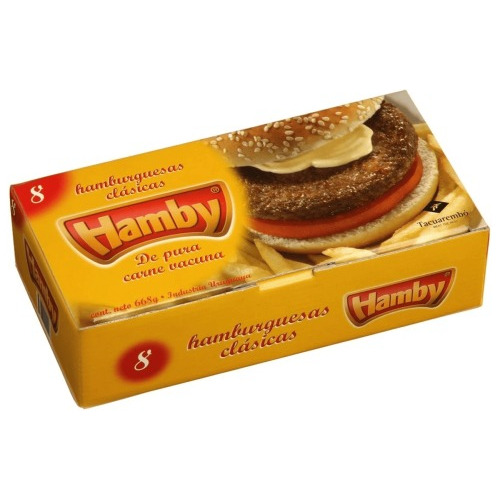 Hamburguesas Hamby X8 Unidades