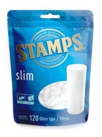 Filtros Slim Stamps Slim 6mm 120 Unidades Valhalla Grow