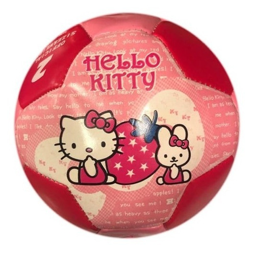 Pelota Handball Nº2 Hello Kitty Original Y Oficial