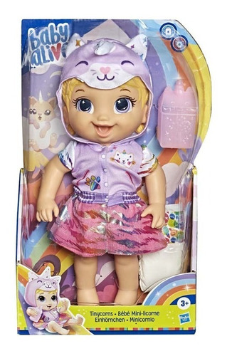 Muñeca Baby Alive Unicornio Rubia Hasbro