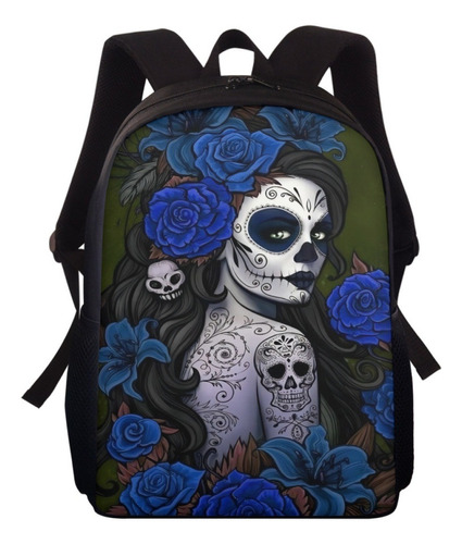 Mochila Temu Más Vendida De Transborder Blue Rose Mujer Sk