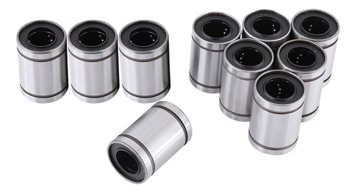 10 Bujes De Rodamiento De Bolas De Movimiento Lineal 12 Mm