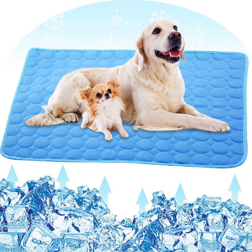 Alfombrilla refrescante Ice Silk Cool Pet para perros, color Ice Silk, 50 x 40 cm