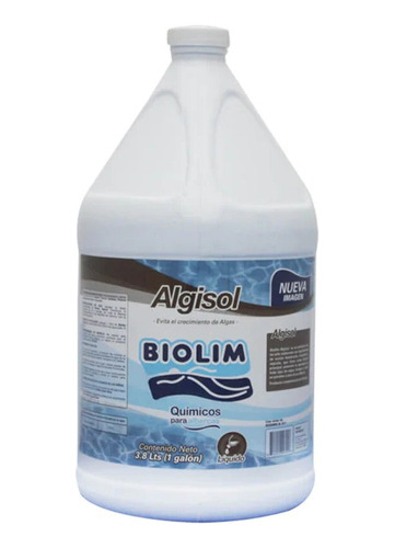 Biolim Algisol Alguicida Para Albercas 3.8l Galon