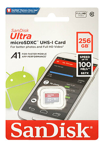 Memoria Micro Sd 256 Gb Para Raspberry Pi O Arduino