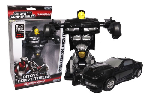 Ditoys Convertibles Collision Fighters Negro Full
