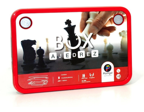 Juego De Mesa Box Ajedrez Plastigal