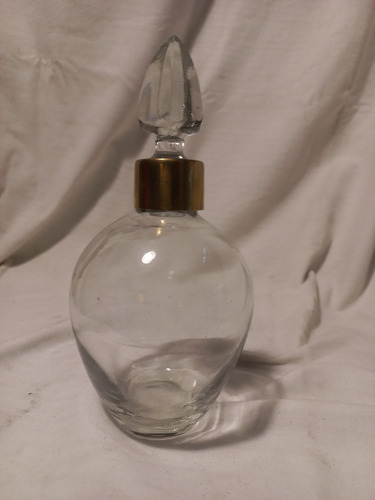 Perfumero Antiguo, Material Vidrio, Altura 17 Cm