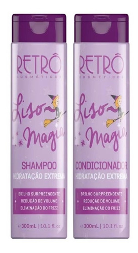Retro Cosméticos Shampoo + Condicionador Liso Magia 2x300ml
