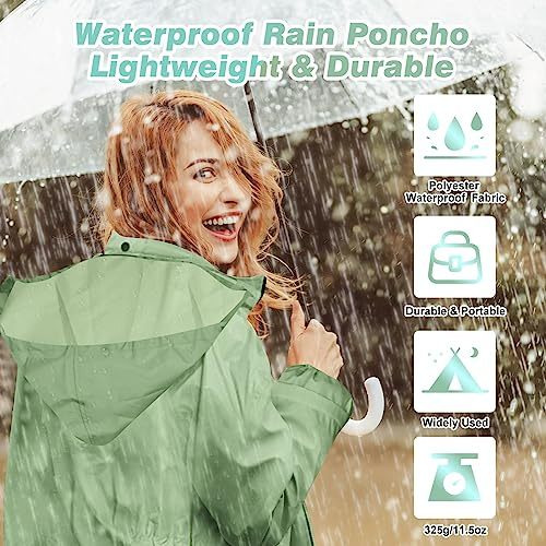 Chubasqueros Largos Para Mujer Chaqueta Impermeable Plegable