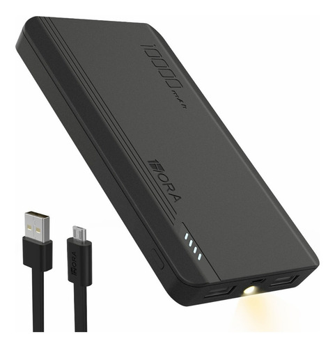 Batería Externa 10000mah Doble Salida Usb Carga Rápida
