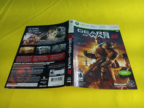 Portada Original Gears Of War 2 Xbox 360 (Usado)