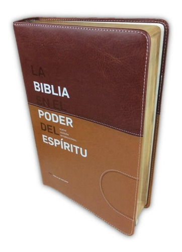 Biblia El Poder Del Espíritu Nvi Imitación Piel Marrón