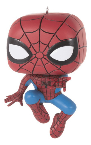 Funko Pop Spiderman Marvel Adorno Arbol Navidad Hallmark Color Multicolor Ornament Funko Spider-man