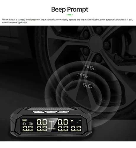 Sistema De Monitoreo De Presión De Neumáticos Car Tpms Solar