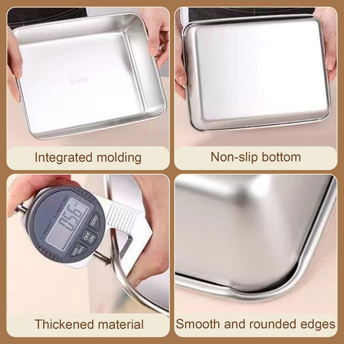 4pcs Recipientes Alimentos Acero Inoxidable Almacenamiento