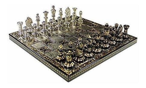 Guruji Divinity Juego De Mesa De Ajedrez De Latón De Alta C