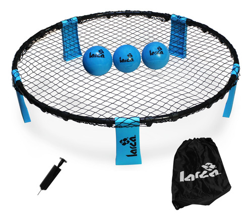 Juego De Playa Bounceball Con Red 3 Pelotas Bomba Bolsa