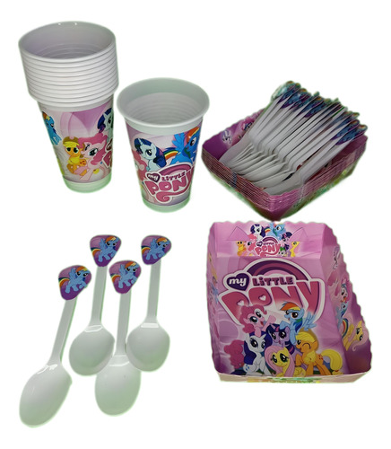 Kit Decoracion Infantil My  Little Pony 36niños 