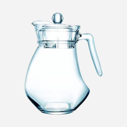 Imagen 2 de 7 de Jarra Vidrio Templado C/ Tapa Luminarc Agua/jugo 1.3l