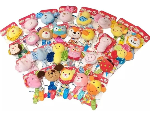 Porta Chupete Sonajero De Peluche