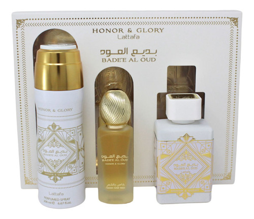 Ttf Bde E Al Oud Honor & Glory Set De 3 Pz Unisex