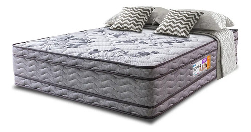 Colchão Casal OrtoFirm 138x188x32 Double Face Espuma D45 Cinza