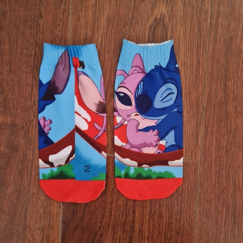 Imagen 3 de 10 de Calcetines Personalizados Divertidos Stitch