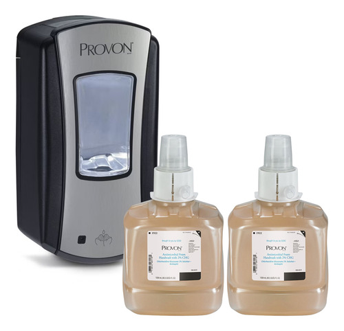 Dispensador Automático + 2 Cartuchos Jabón Espuma 1922-02