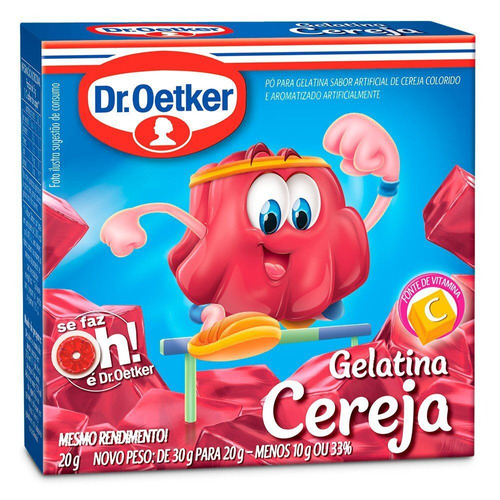 Gelatina de Cereja Dr.Oetker 20g