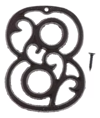 Buzón vintage semi-circular de hierro colado para cartas de color óxido