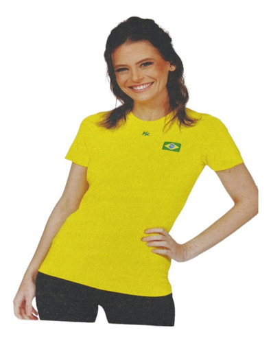 Camiseta Kanxa Brasil Logo Feminina - 7598